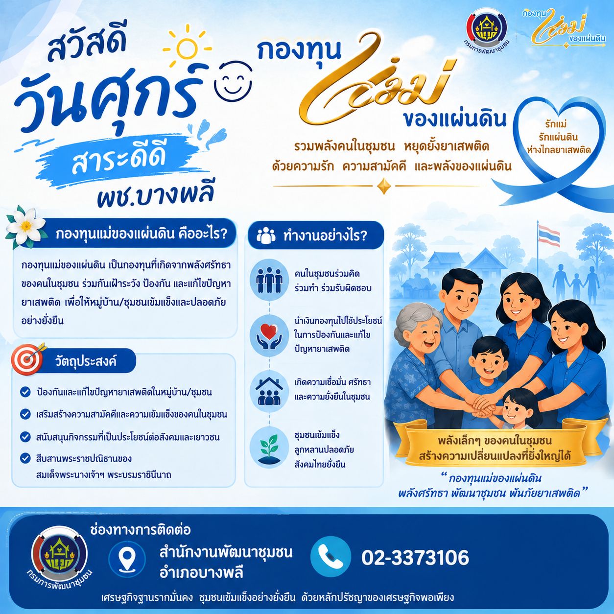 สวัสดีวันศุกร์ สาระดีดี พช.บางพลี 